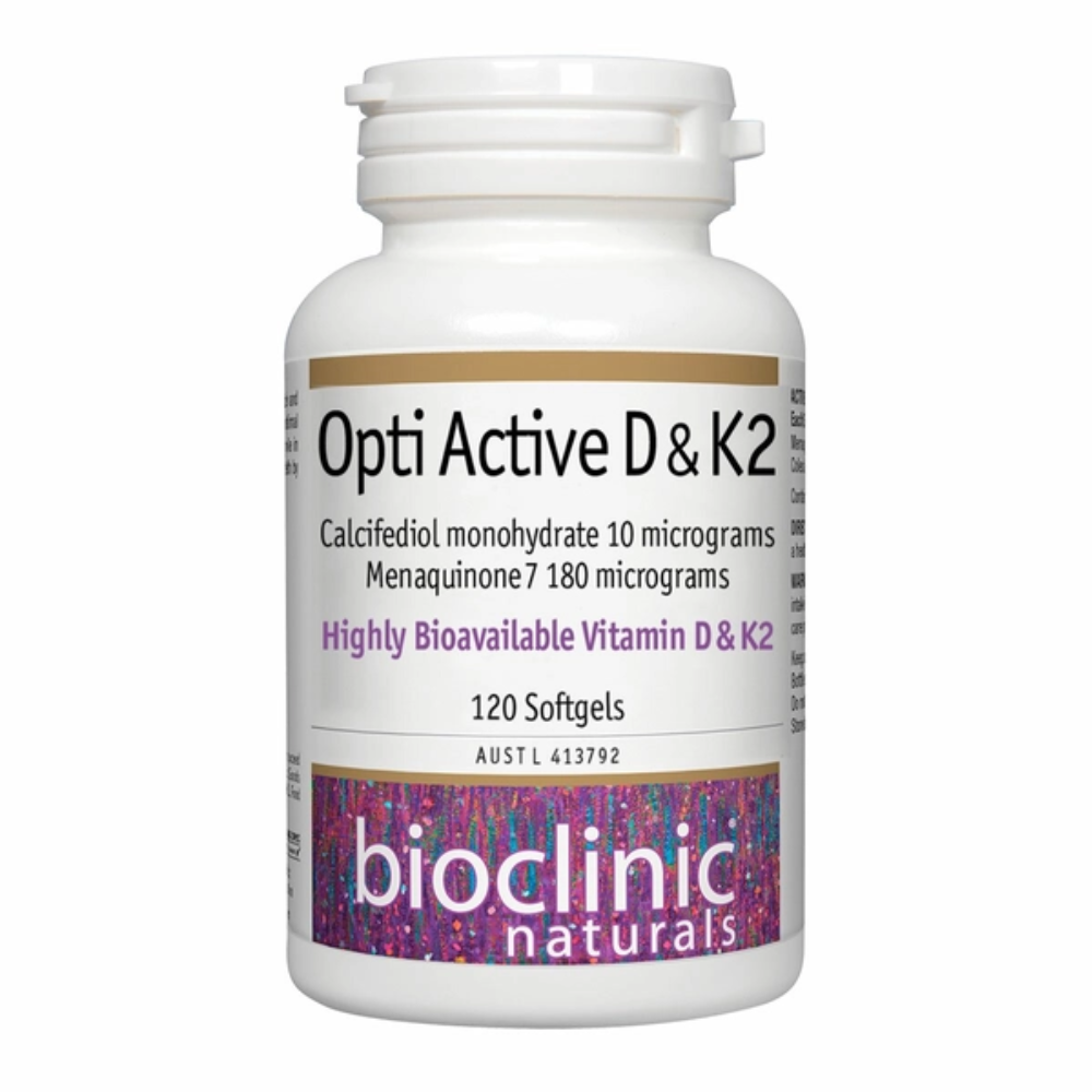 Bioclinic Naturals Opti Active D & K2