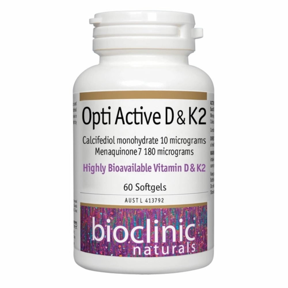 Bioclinic Naturals Opti Active D & K2