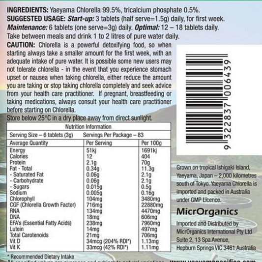 Yaeyama Pacifica Chlorella
