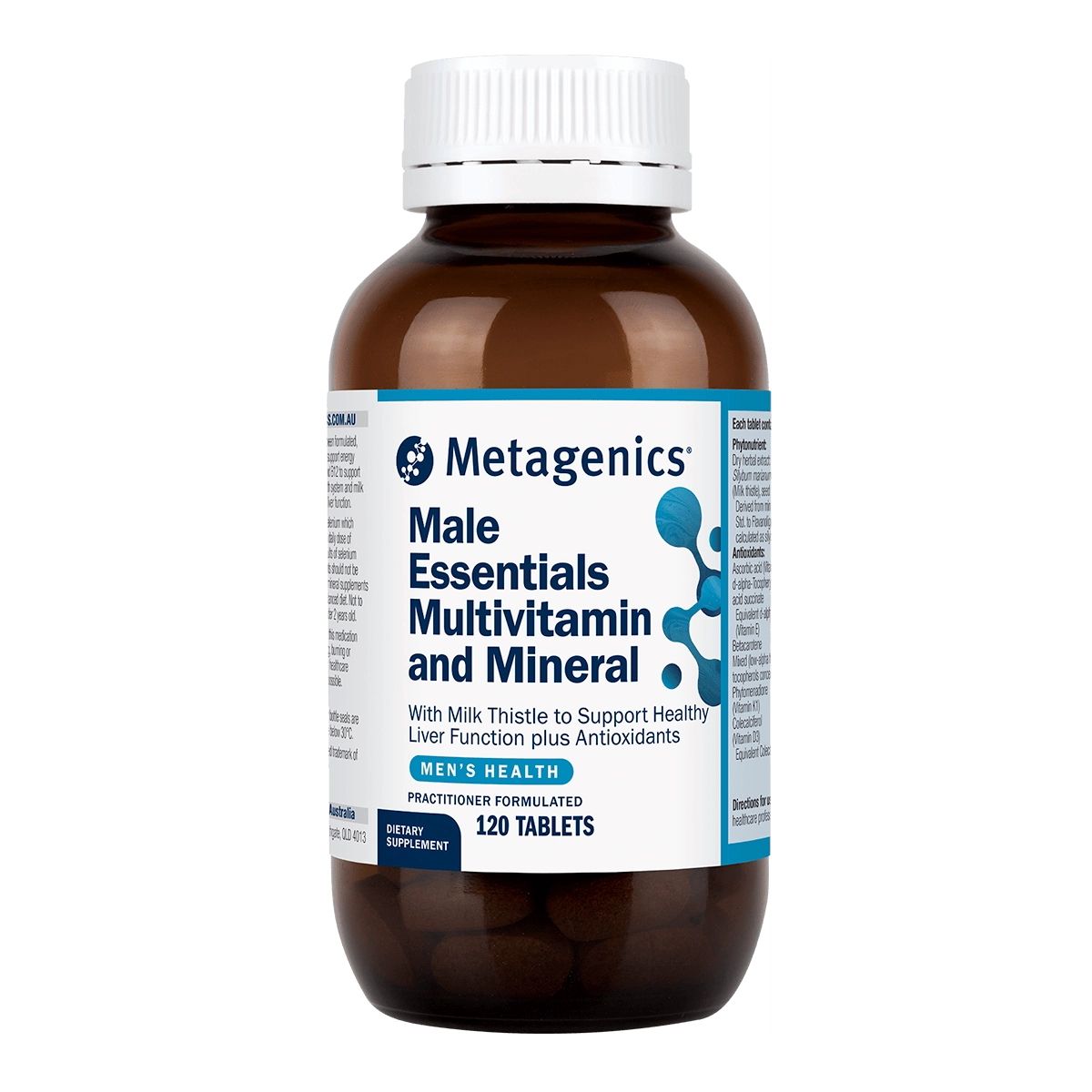 Metagenics Male Essentials Multivitamin and Mineral 120 tab
