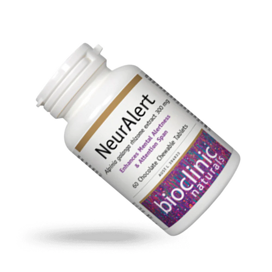 BioClinic Naturals NeurAlert 60 Chocolate Tab