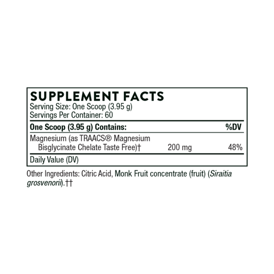 Thorne Magnesium Bisglycinate 187 g