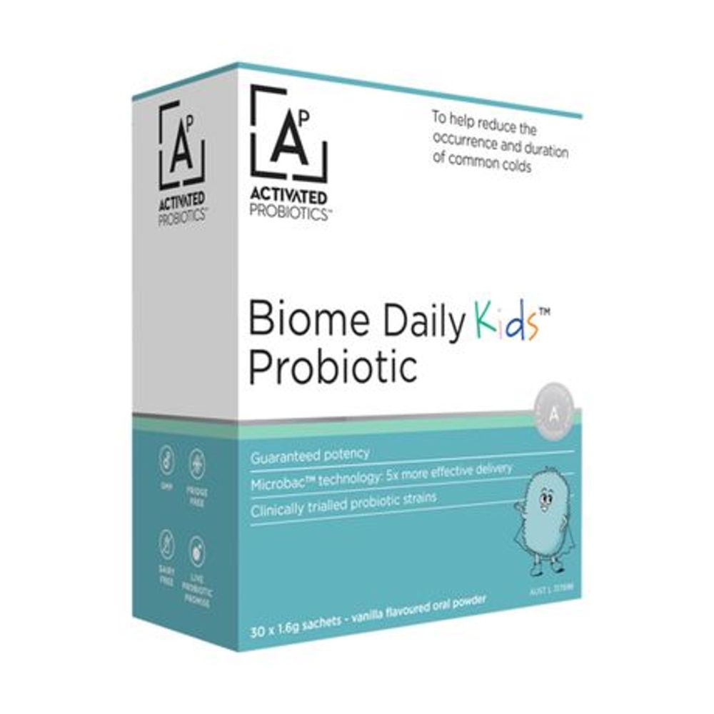 Activated Probiotics Biome Daily Kids Probiotic 30 Sachets – Betahealth