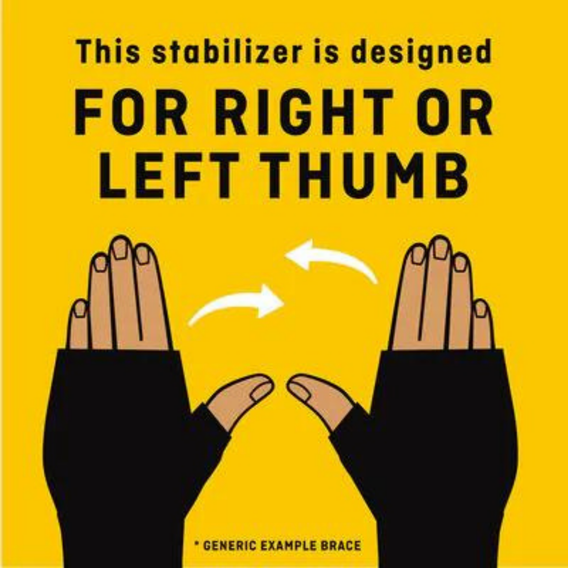 Futuro Deluxe Thumb Stabilizer 45844EN  Black Large/X-Large