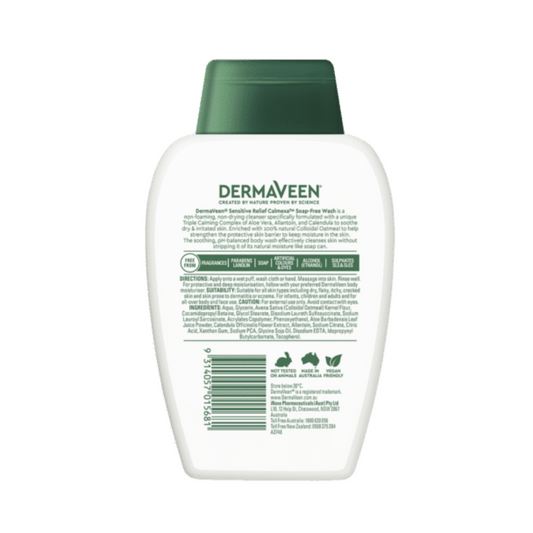 DermaVeen Calmexa Sensitive Relief Soap Free Wash 250ml