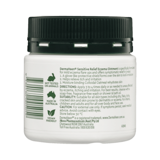 DermaVeen Sensitive Relief Eczema Ointment 200mL