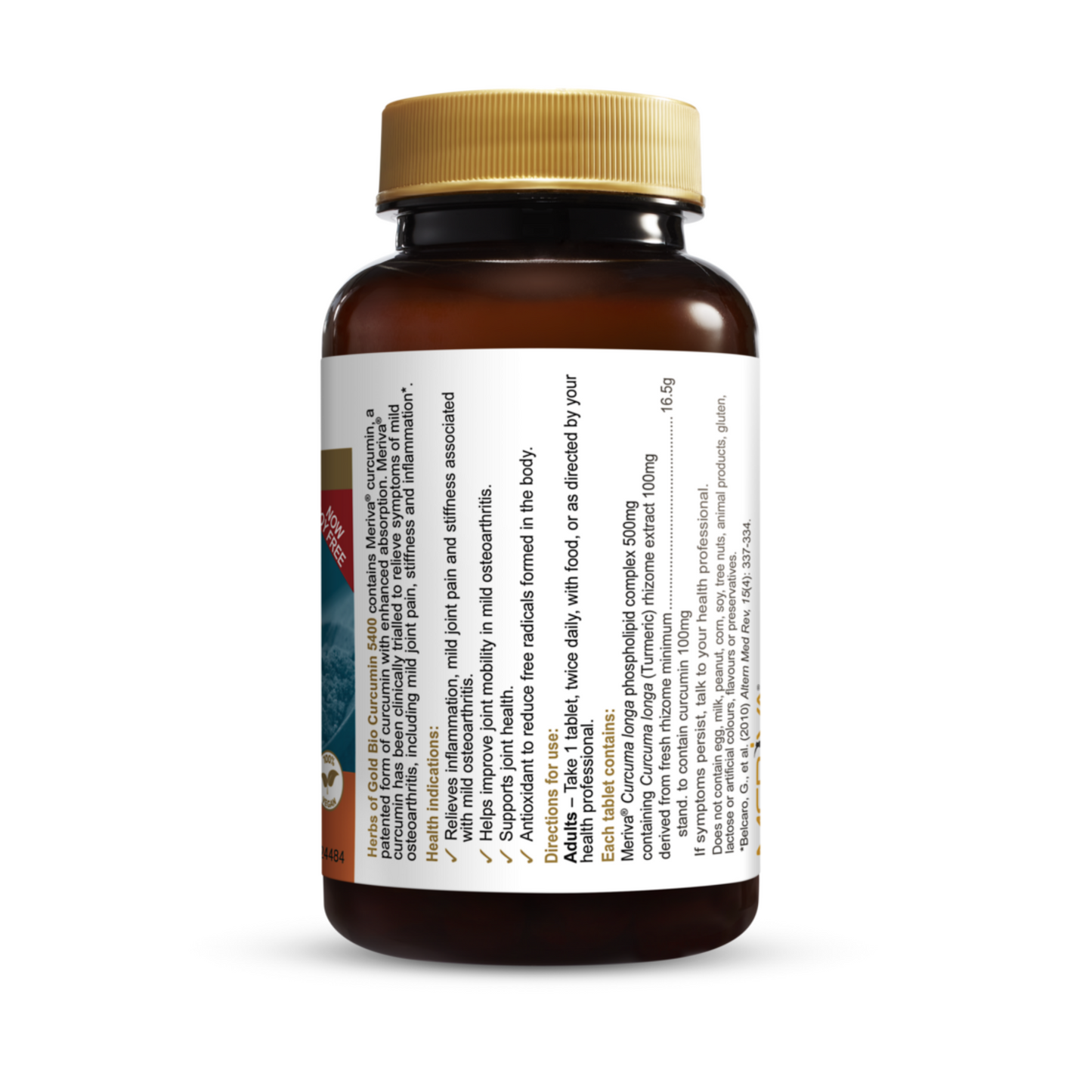 Herbs of Gold Bio Curcumin 5400 60 Tablets