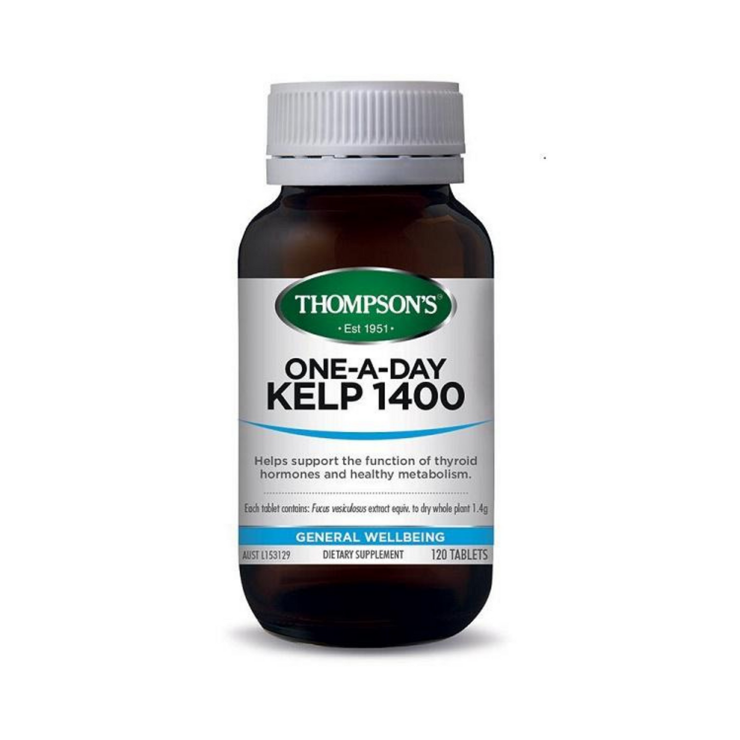 Thompsons One-A-Day Kelp 1400mg 120 Tablets