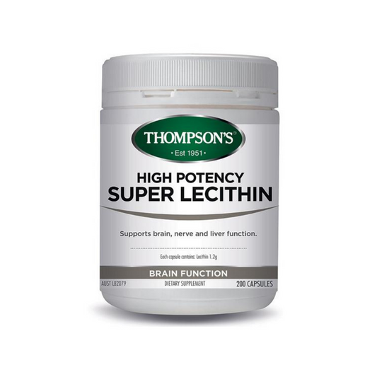 Thompsons High Potency Super Lecithin 200 Capsules