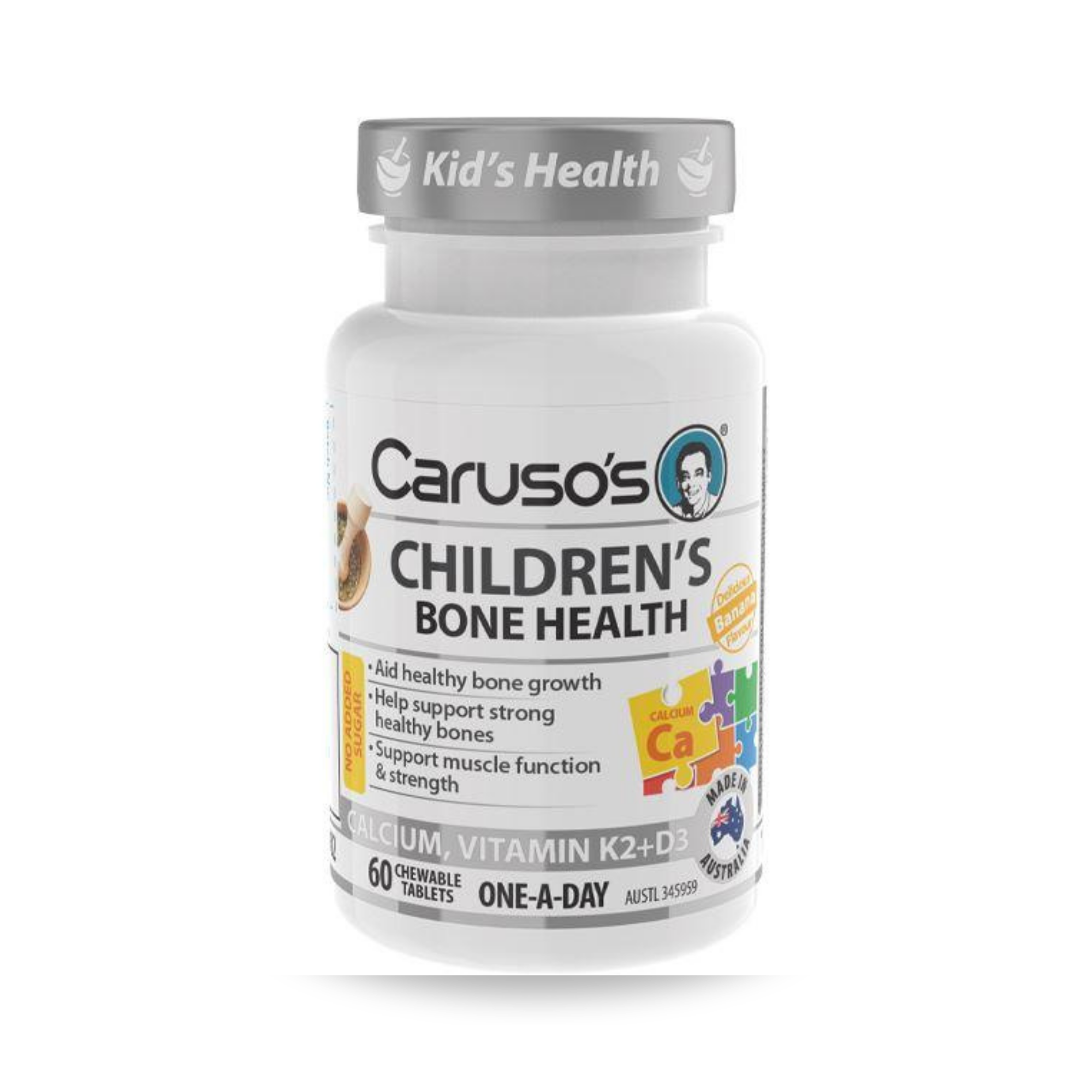 Caruso s Children s Bone Health 60 Tablets Betahealth