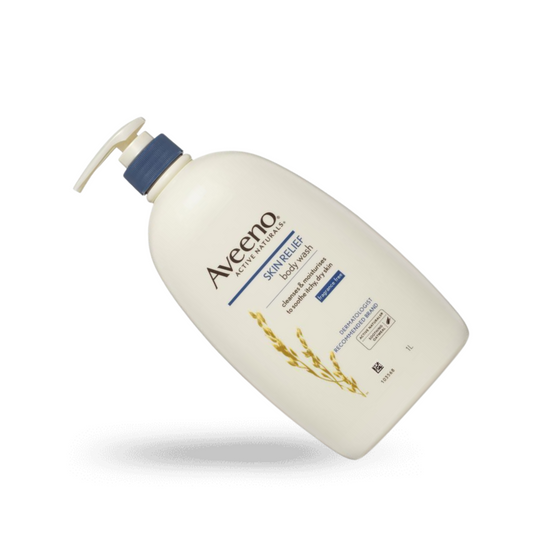 Aveeno Active Naturals Skin Relief Fragrance Free Body Wash 1L