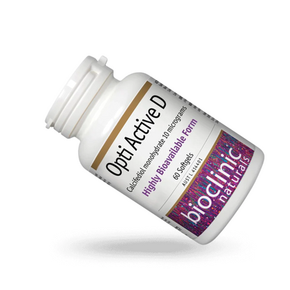 Bioclinic Naturals Opti Active D 60 Softgels