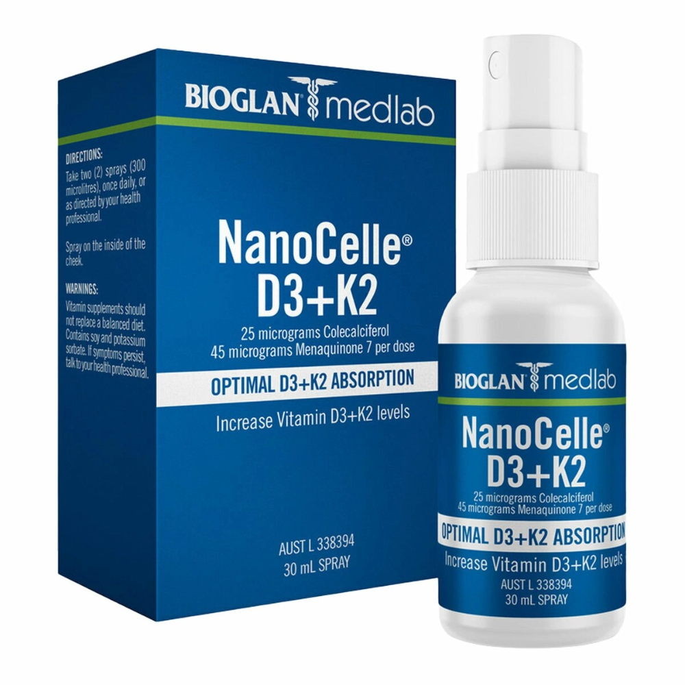 Bioglan Medlab NanoCelle D3+K2