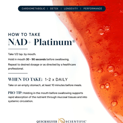Quicksilver Scientific NAD+ Platinum 