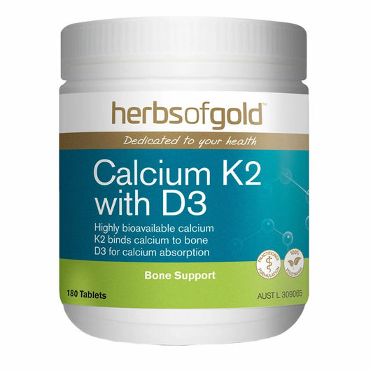 Herbs Of Gold Calcium K2 with D3