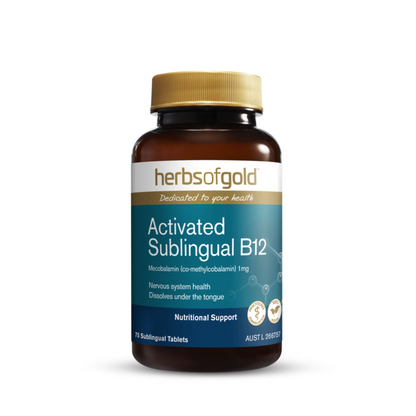 Herbs of Gold Activated Sublingual B12 75tab