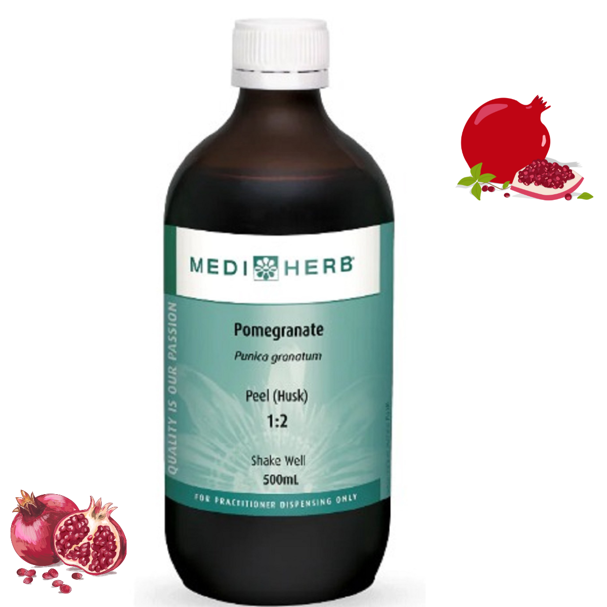 MediHerb Pomegranate 1:2 500ml