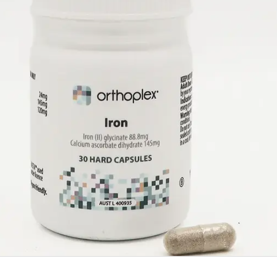 Iroplex Caplets Orthoplex Iron 30c – Betahealth