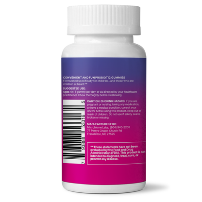MegaSporeBiotic Gummies For Kids 30 Gummies