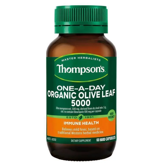 Thompsons One-A-Day Organic Olive Leaf  60 Caps