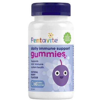 Pentavite Daily Immune  Kids Gummies 60 Gummies