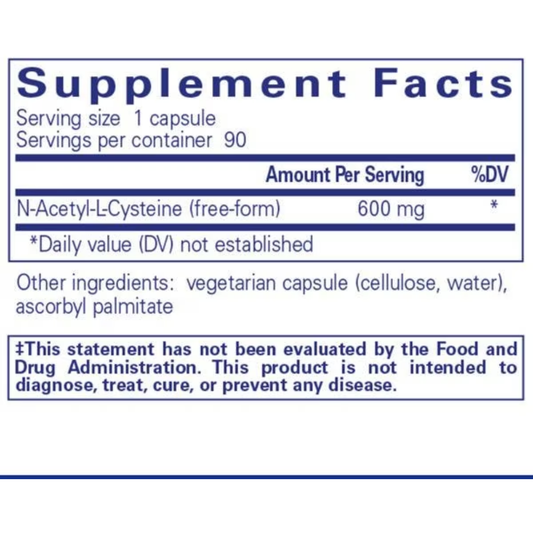 Pure Encapsulations NAC 600mg