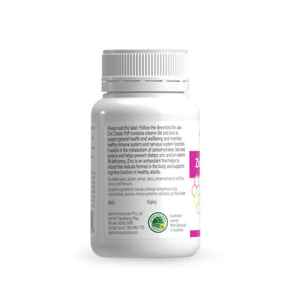 Spectrumceuticals Zinc Citrate P5P