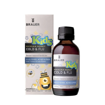 Brauer Kids Manuka Honey Cold & Flu 100ml