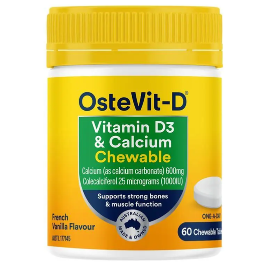 OsteVit-D One-A-Day Vitamin D3 & Calcium  60 Chewable Tablets