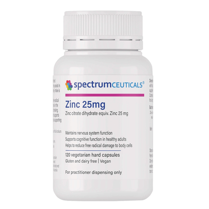Spectrumceuticals Zinc 25mg 120 Capsules