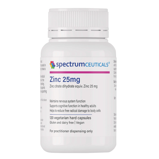 Spectrumceuticals Zinc 25mg 120 Capsules