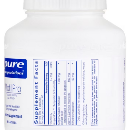 Pure Encapsulations MotilPro 180 Capsules