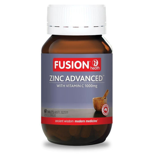 Fusion Health Zinc Advanced With Vitamins C