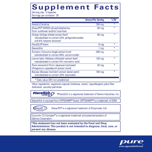 Pure Encapsulations Memory Pro 