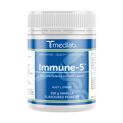 Medlab Immune-5 150g Vanilla flavoured powder