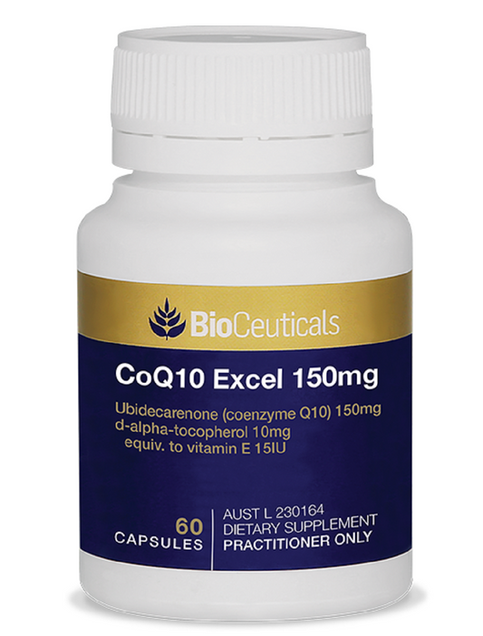 BioCeuticals CoQ10 Excel 150mg 60 soft capsules