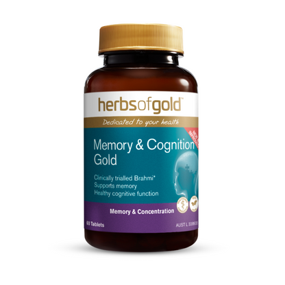 Herbs of Gold Memory & Cognition Gold 60 Tablets