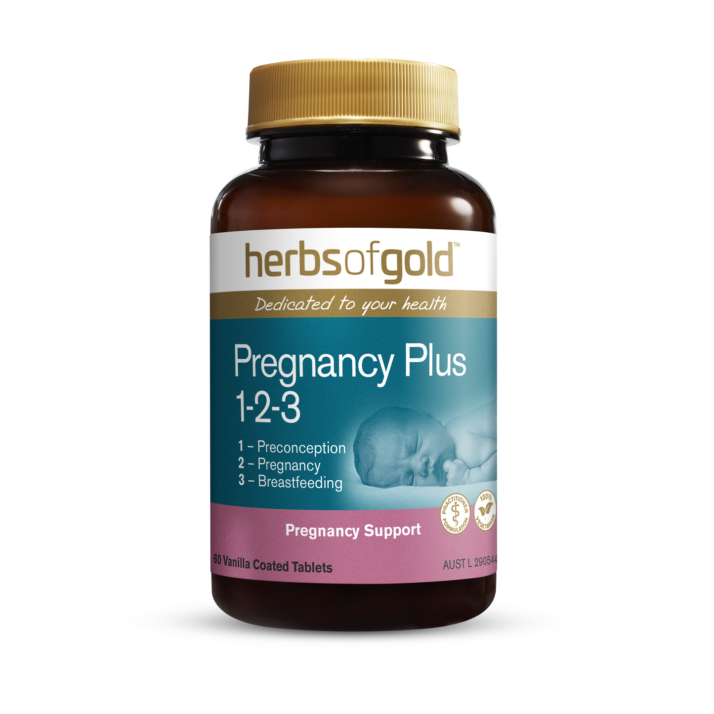 Herbs of Gold Pregnancy Plus 1-2-3 60 Tablets