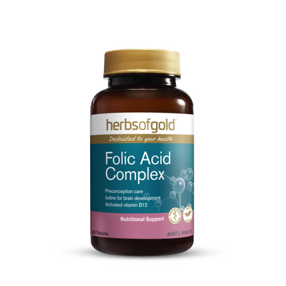 Herbs of Gold Folic Acid Complex 60 Tablets