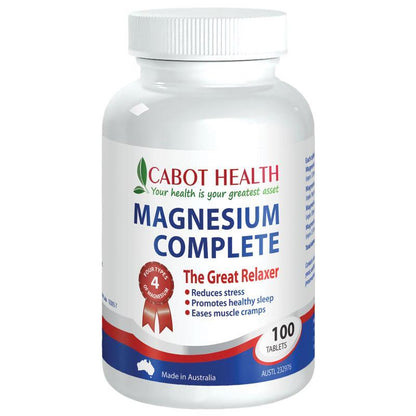 Cabot Health Magnesium Complete 100 Tablets