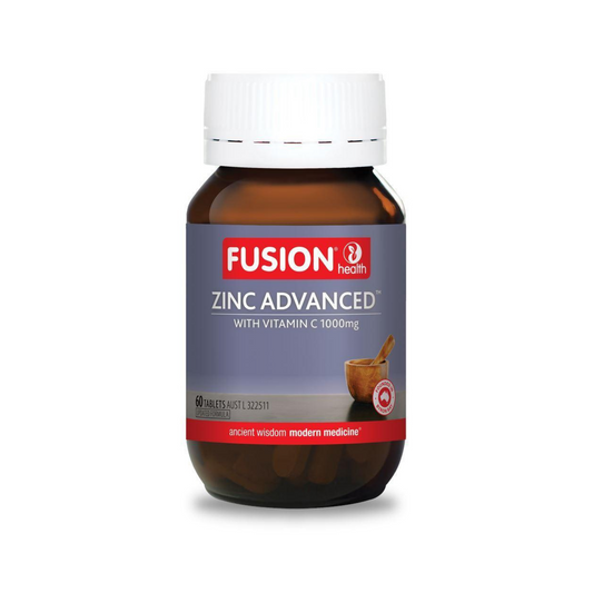 Fusion Health Zinc Advanced With Vitamins C 