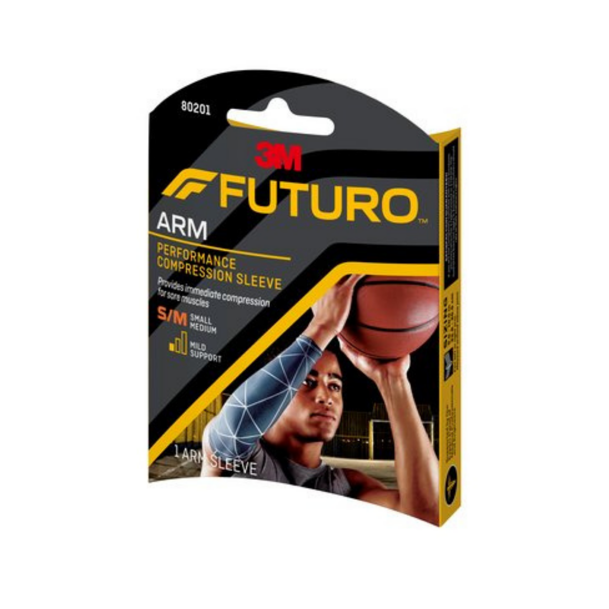 Futuro Performance Compression Arm Sleeve 80201EN Small/Medium