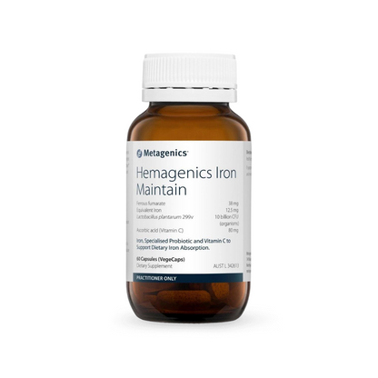 Metagenics Hemagenics Iron Maintain 60 Capsules