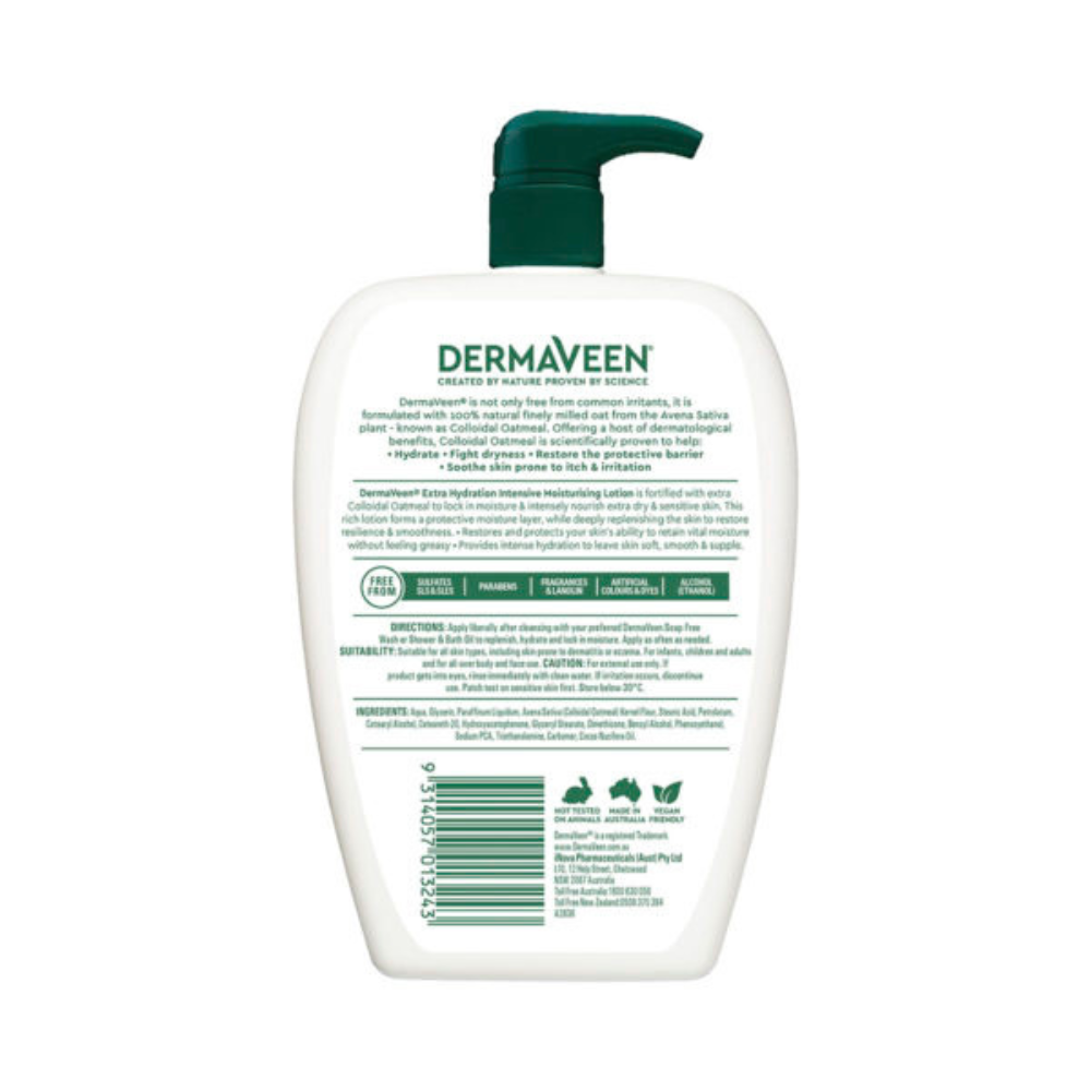 DermaVeen Extra Hydration Intensive Moisturising Lotion 500ml