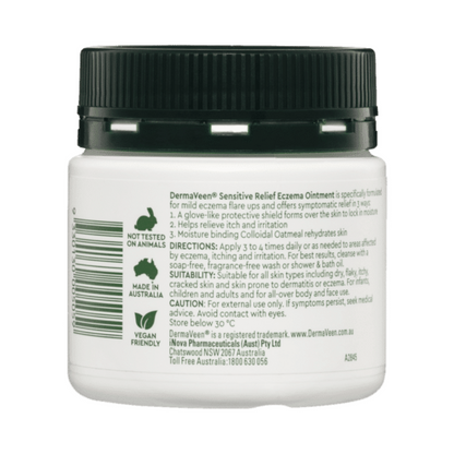 DermaVeen Sensitive Relief Eczema Ointment 200mL