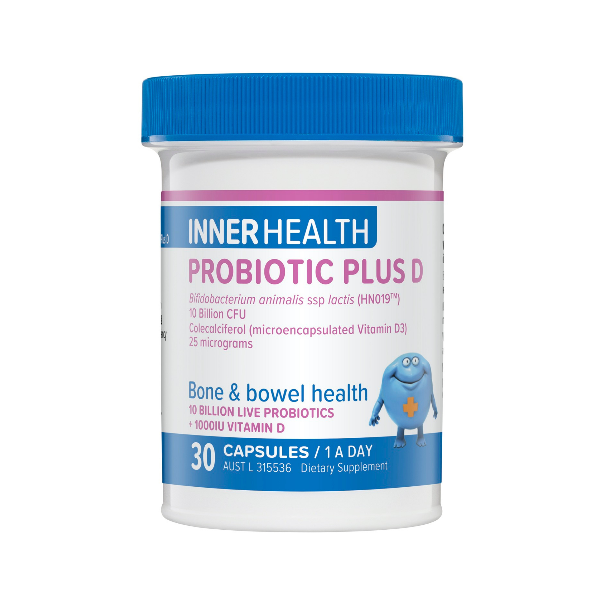 Inner Health Probiotic Plus D 30 Capsules – Betahealth