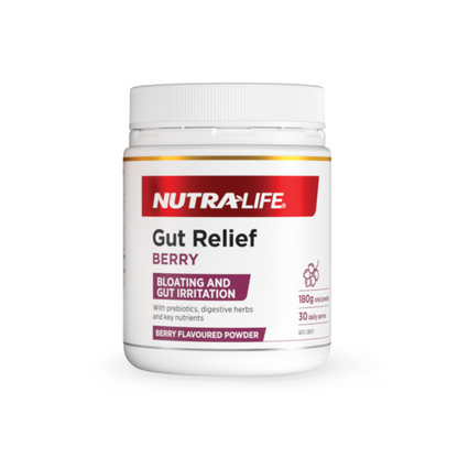 Nutralife Gut Relief Berry Oral Powder 180g