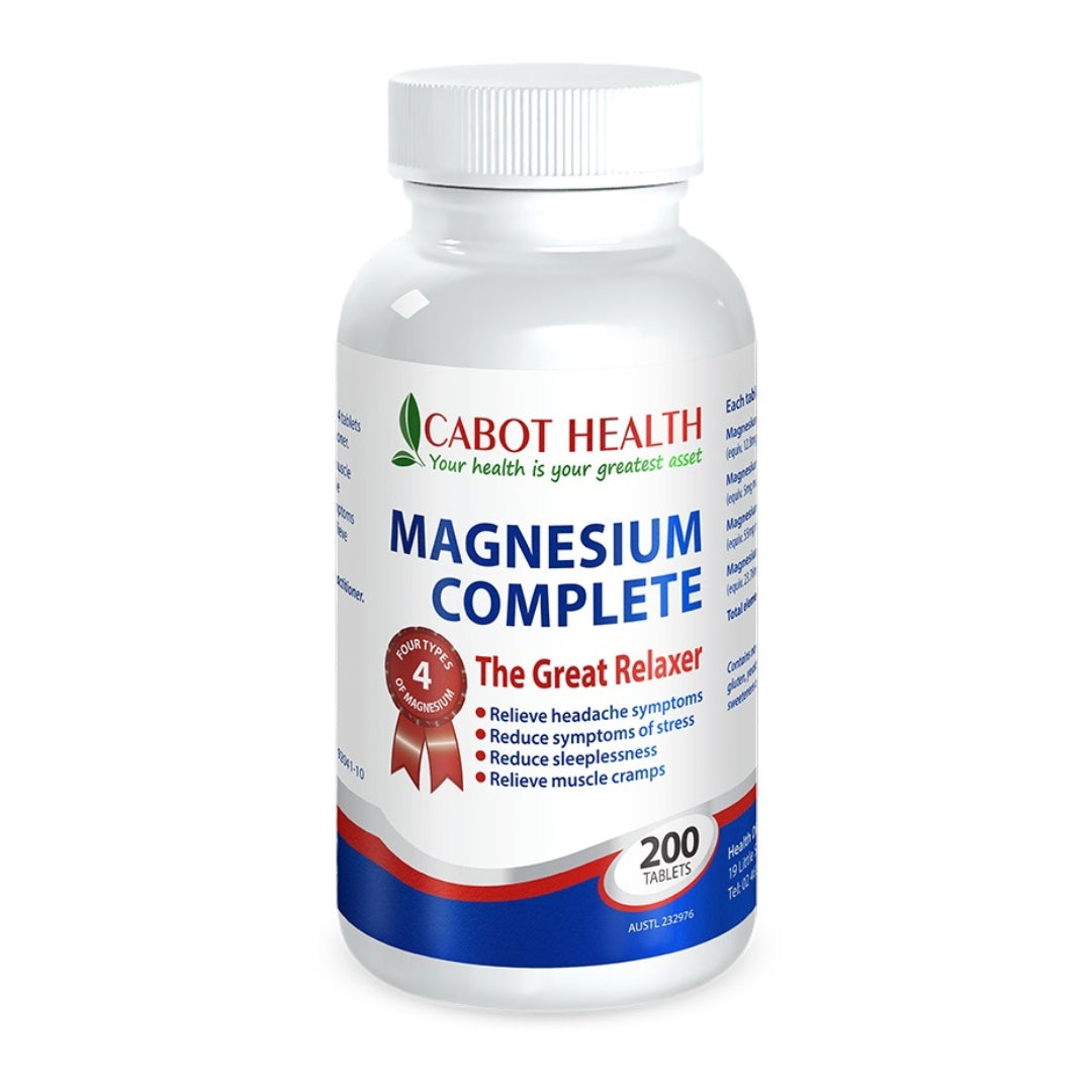 Cabot Health Magnesium Complete 200 Tablets