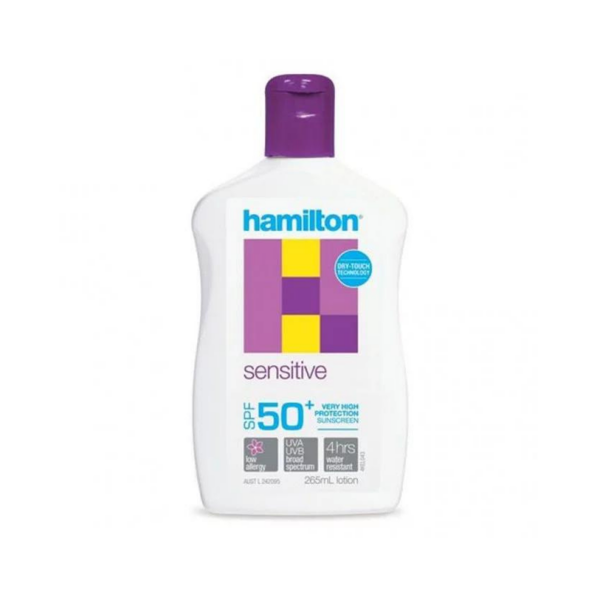 Hamilton Sensitive Sunscreen SPF50+ Lotion 265ml