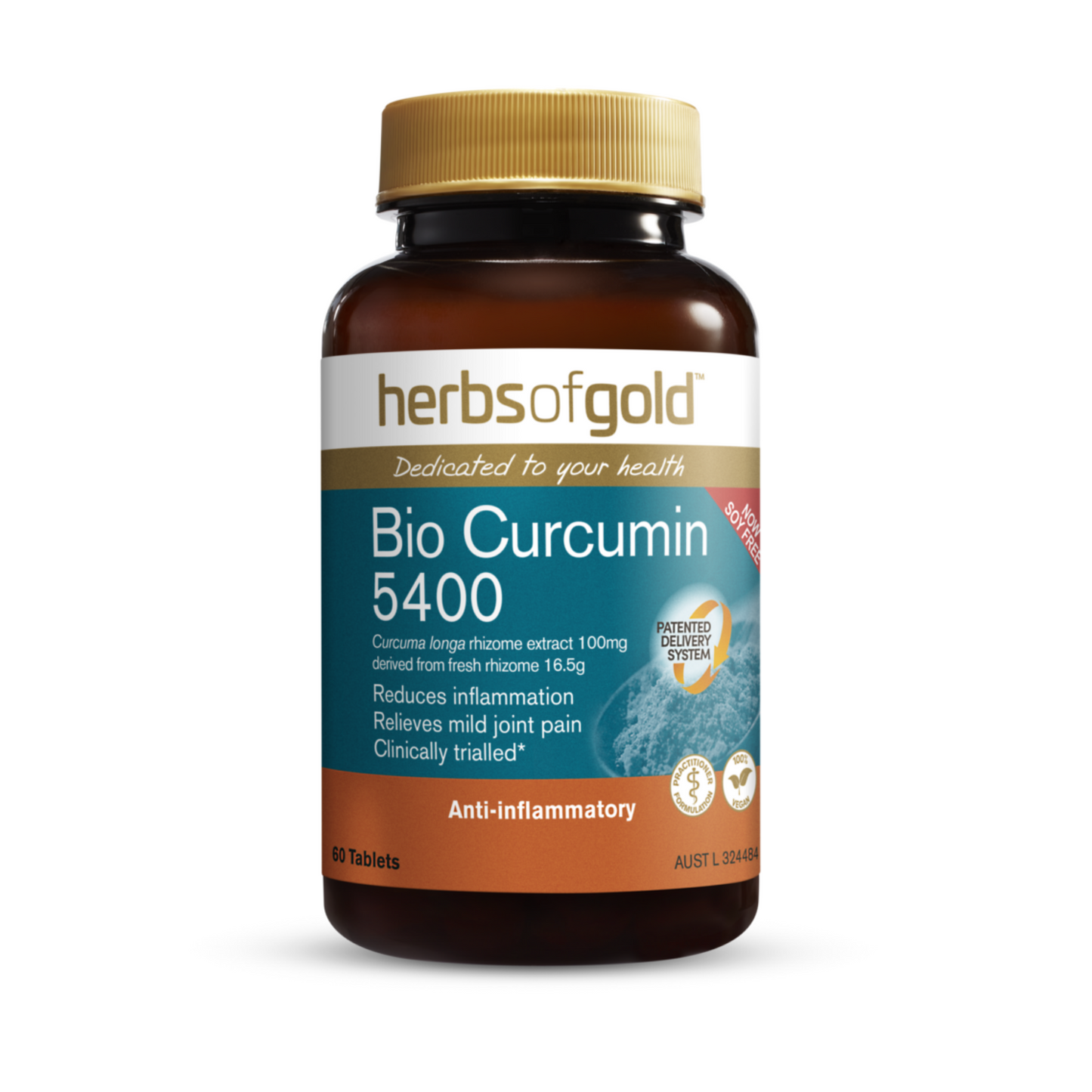 Herbs of Gold Bio Curcumin 5400 60 Tablets